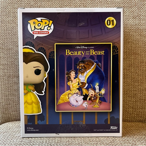 Funko Pop! Belle from Disney Beauty and the Beast VHS Cover Vinyl Figure - Picture 3 of 6